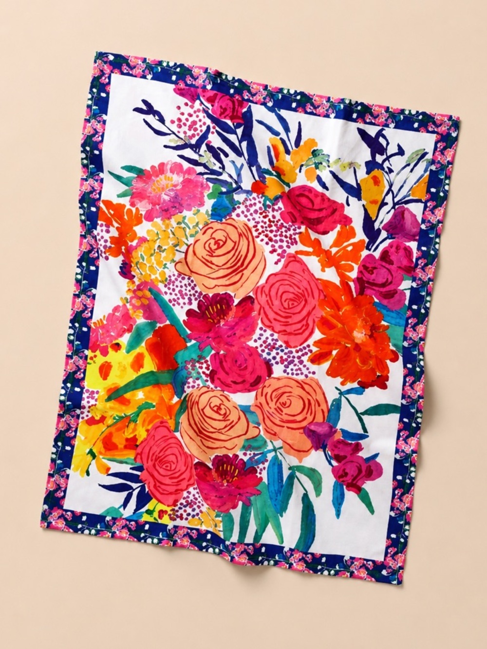 ANTHROPOLOGIE Bridgette Thornton Floral Dish Towel NWT Cottagecore Kitchen Decor - Picture 14 of 15